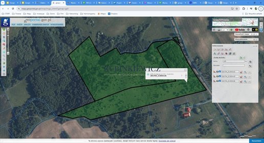 Działki rolne 10,22ha w Grzegrzółkach - bez MPZP działka Grzegrzółki