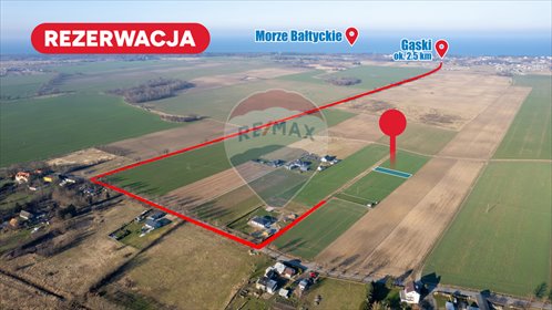 Na sprzedaż działka 1065 m² pod dom blisko morza w Śmiechowie działka Śmiechów