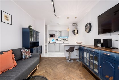 Inwestycyjny apartament nad Motławą z pełnym wyposażeniem mieszkanie Gdańsk, Śródmieście, Sienna Grobla