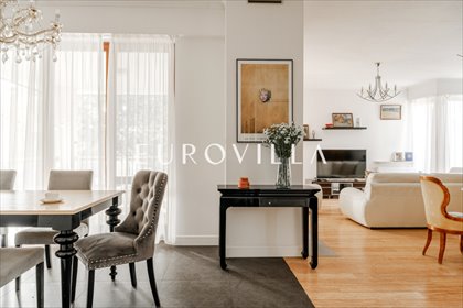 Przestronny apartament z ogrodem, 4 pokoje, garaż. mieszkanie Warszawa, Wilanów, Obornicka
