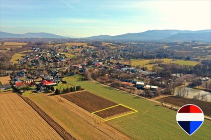 Malownicza działka 1586 m² z widokiem na góry, Jasienica działka Międzyrzecze Górne