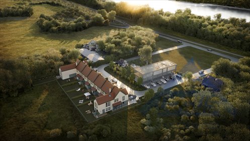 Do sprzedania nowoczesny segment 4 pok. 116 m² w Wilanowie dom Warszawa, Wilanów, Zawady, Wał Zawadowski