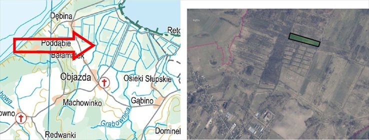 Atrakcyjna działka rolna 3,96 ha w Objazdzie, przetarg działka Objazda