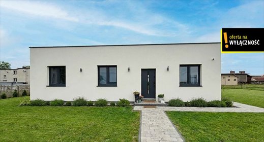 Nowoczesny dom w stanie deweloperskim z tarasem, 96 m² dom Gołkowice, Wyzwolenia