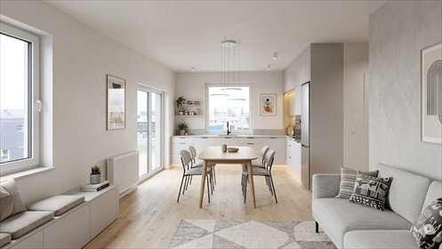 Do sprzedania przestronne mieszkanie 92,9 m² z dużym salonem i tarasem mieszkanie Gdańsk, Jasień, Kartuska