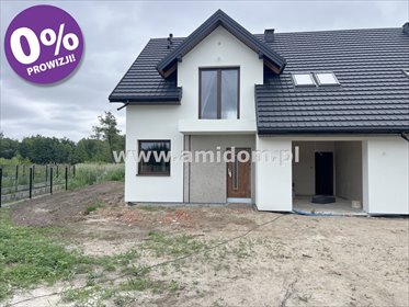 Nowoczesny bliźniak 154 m2 z garażem i dużą działką dom Dobczyn