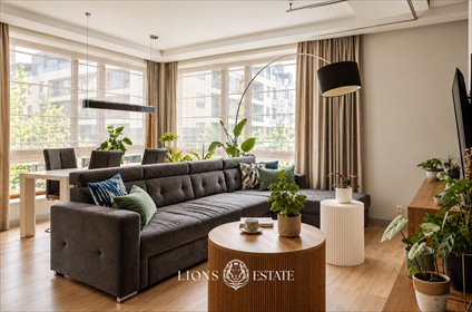 Na wynajem przestronne 97 m² mieszkanie 3-pokojowe w Wilanowie mieszkanie Warszawa, Wilanów Wysoki, Sarmacka