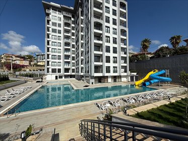 Luksusowe 2-pokojowe mieszkanie z udogodnieniami i parkiem wodnym mieszkanie Avsallar, Avsallar, Alanya, Antalya
