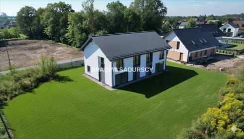 Nowoczesny dom bliźniak 122,5 m² z ogrodem w Krakowie dom Kraków, Wzgórza Krzesławickie, Grębałów, Darwina