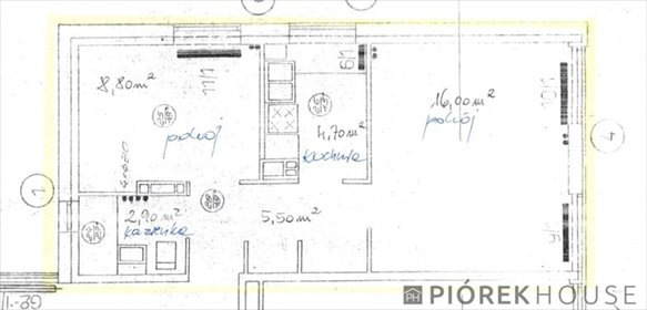 mieszkanie na sprzedaż 38m2 mieszkanie Warszawa, Mokotów, Czerniakowska