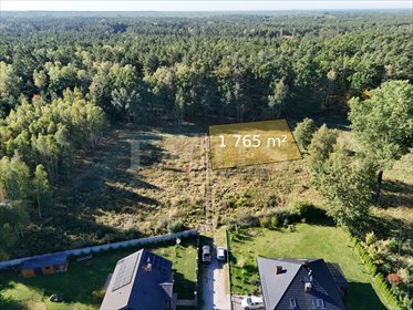 Na sprzedaż działka 1765 m² w Wiązownie z mediami działka Wiązowna