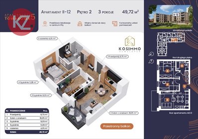 Nowoczesne 3-pokojowe mieszkanie w centrum Piły - polecam! mieszkanie Piła, Śródmieście, Towarowa