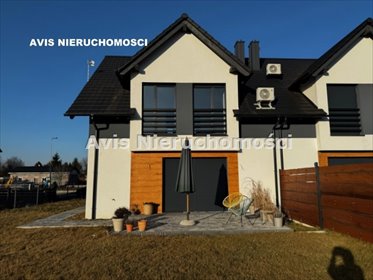 Do sprzedania nowoczesny bliźniak 165 m² z kominkiem i pompą ciepła dom Sokołowice