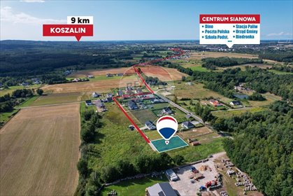 Zapraszam do zakupu działki 1005 m² w Sianowie działka Sianów