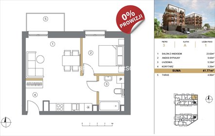 mieszkanie na sprzedaż 42m2 mieszkanie Wieliczka, Wieliczka, Wieliczka, Adama Asnyka