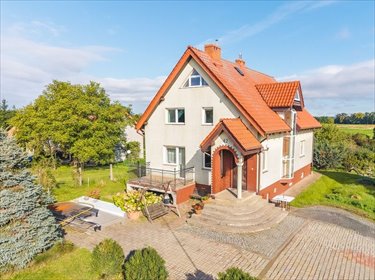 Dom 198 m² z fotowoltaiką - energooszczędny i przestronny dom Łęgajny, Olsztyńska