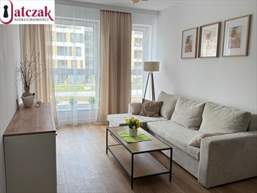 Na wynajem nowoczesne 2-pokojowe mieszkanie 39 m² z balkonem mieszkanie Gdańsk, Ujeścisko   Łostowice, Wielkopolska