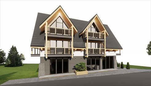 Nowoczesny lokal usługowy 200 m2 w Bukowinie Tatrzańskiej. lokal użytkowy Bukowina Tatrzańska, Długa
