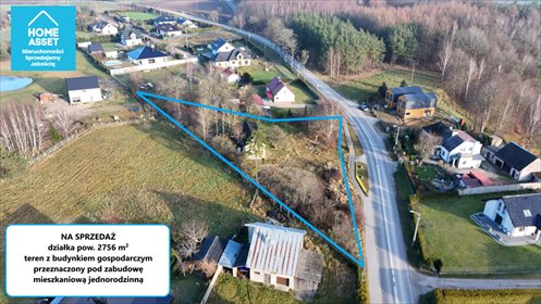 działka na sprzedaż 2756m2 działka Milwino, Wejherowska