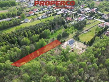 Działka 1260 m² w Kielcach (media w drodze) działka Kielce, Niewachlów Drugi