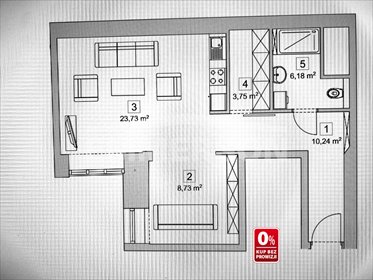 mieszkanie na sprzedaż 53m2 mieszkanie Warszawa, Śródmieście, Stanisława Noakowskiego