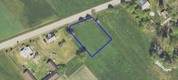 działka na sprzedaż 1138m2 działka Budne