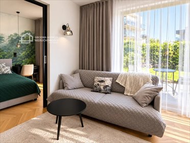 Luksusowy apartament 2 pok. z tarasem i ogródkiem mieszkanie Gdynia, Orłowo, Bernadowska