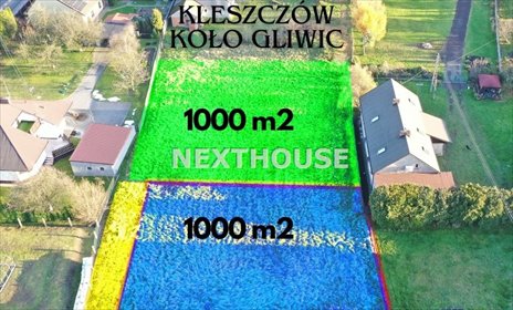 działka na sprzedaż 1028m2 działka Kleszczów