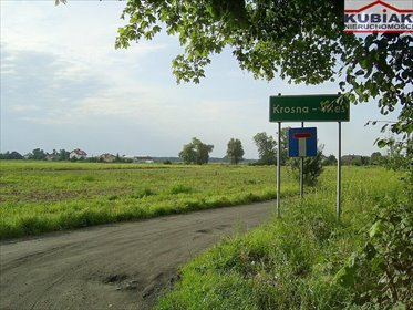Polecam działkę 5786 m² w centrum Krosnej Wsi z mediami działka Krosna-Wieś