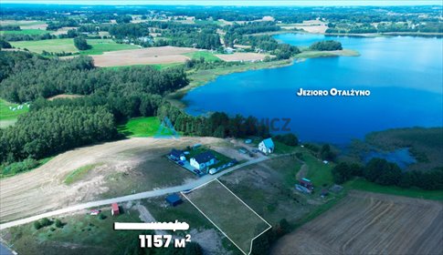 działka na sprzedaż 1157m2 działka Pomieczyno, Otalżyno, Na Wzgórzu