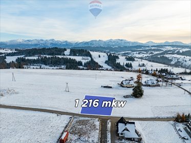 działka na sprzedaż 1216m2 działka Czerwienne