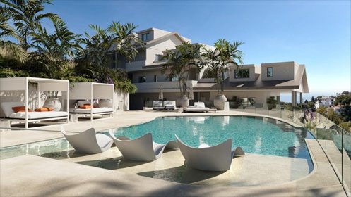 Polecam luksusowe apartamenty 108 m² z widokiem na morze w Benalmadenie mieszkanie Benalmadena