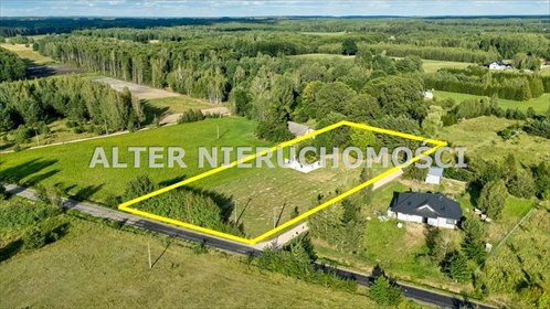 Polecam działkę inwestycyjną 0,36 ha z fundamentem i mediami działka Zabłudów-Kolonia