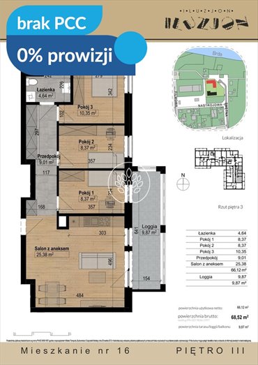 Nowoczesne 4-pokojowe mieszkanie z balkonem w Bydgoszczy mieszkanie Bydgoszcz, Bartodzieje Małe, Nastrojowa