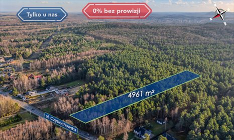 działka na sprzedaż 4961m2 działka Srocko