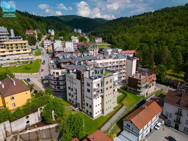 Nowoczesny apartament z panoramicznym widokiem w centrum Krynicy mieszkanie Krynica-Zdrój