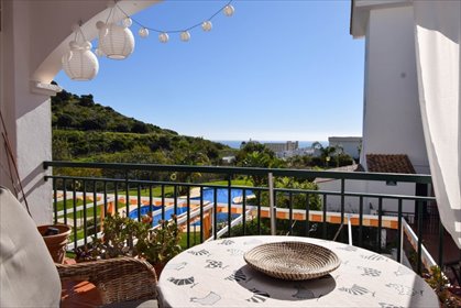 Apartament z widokiem na morze, basen i tarasem mieszkanie Benalmadena