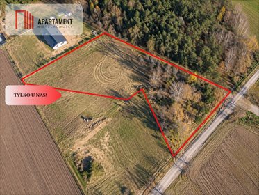 Działka 3312 m² w Siedlisku (blisko lasu, media w drodze) działka Siedlisko