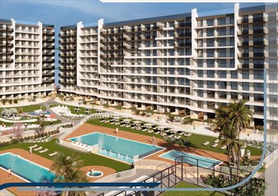 Widok na morze, baseny, plaża – 2 pok. w Punta Prima mieszkanie Punta Prima, Punta Prima, Orihuela, Alicante