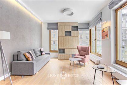 Luksusowe 2-pokojowe mieszkanie z balkonem, garażem i concierge mieszkanie Warszawa, Śródmieście Muranów, Wałowa