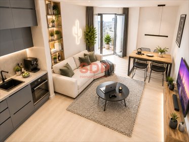 Zapraszam do 34,93 m² mieszkania w Krzykach z balkonem mieszkanie Wrocław, Krzyki, Traugutta Romualda