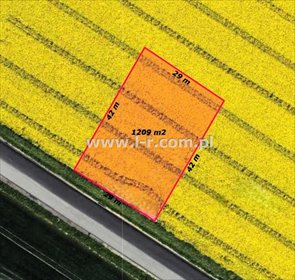 Działka budowlana 1209 m2 z dostępem do drogi i media działka Cyprzanów