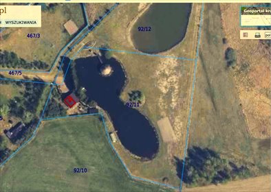 Działka 14 800 m² z domem, stawami i lasem - gotowa inwestycja działka Chojnicki