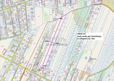działka na sprzedaż 28642m2 działka Jaworowa, Warszawska