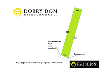działka na sprzedaż 2000m2 działka Nowa Łuka