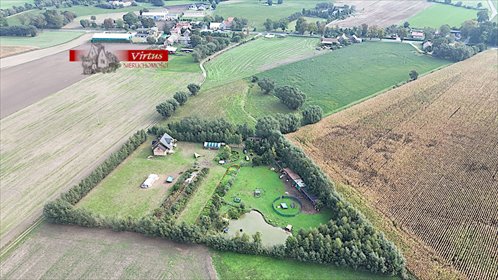 Na sprzedaż działka 11 100 m² z domem i stawem w Pobiedziskach działka Pobiedziska, Pobiedziska