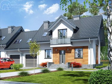Nowoczesny dom z garażem 116 m² w Niepołomicach dom Niepołomice