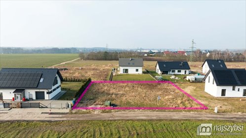 działka na sprzedaż 1170m2 działka Goleniów, Żółwia