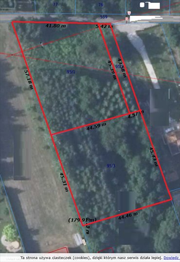 działka na sprzedaż 4225m2 działka Surochów