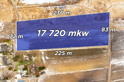 działka na sprzedaż 17720m2 działka Pietrzejowice